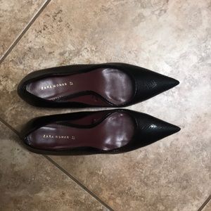 Zara black pumps, size 37